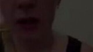 Girlfriend Sucks A Dudes Dick In Bathroom Stall - porn video