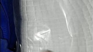 I hump the mattress with foil - porn video