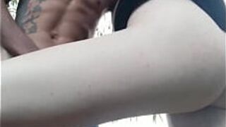 In the woods he gave his ass - porn video