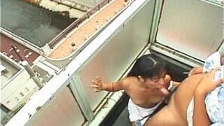 Kinky chick Tomoko Fujimori blowjob - porn video