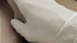 Morning glove jerk - porn video