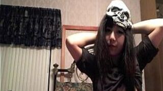 EXGF Skull Strip Dance - porn video