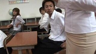 My teacher gets some gangbanged - porn video