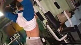 Hot Athlete Stripping Off - porn video