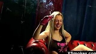 Enchanting Smoking Fetish Mature Hard Pounded - porn video